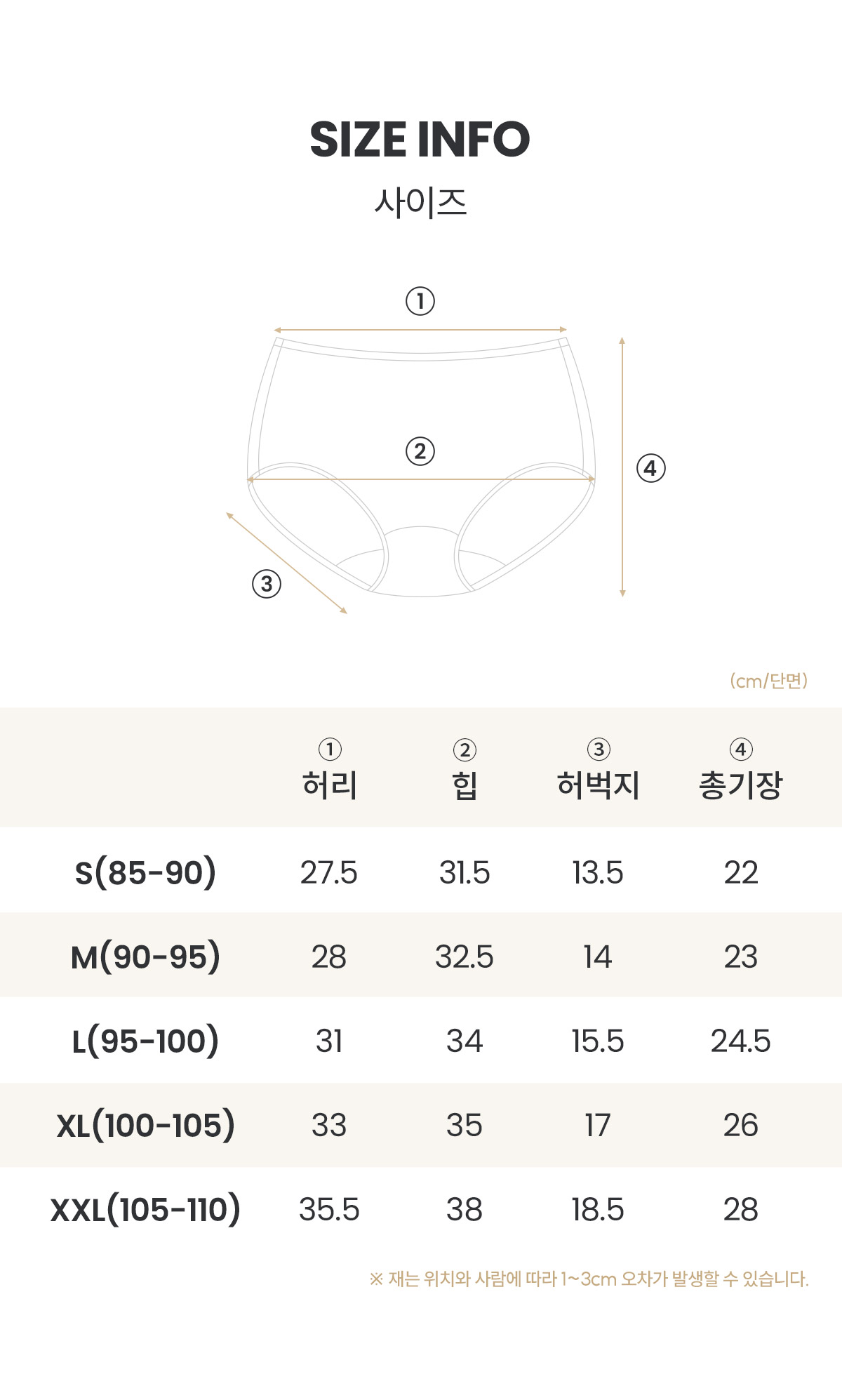 [3 SET] 심리스 무봉제 노라인팬티 상세 이미지 84